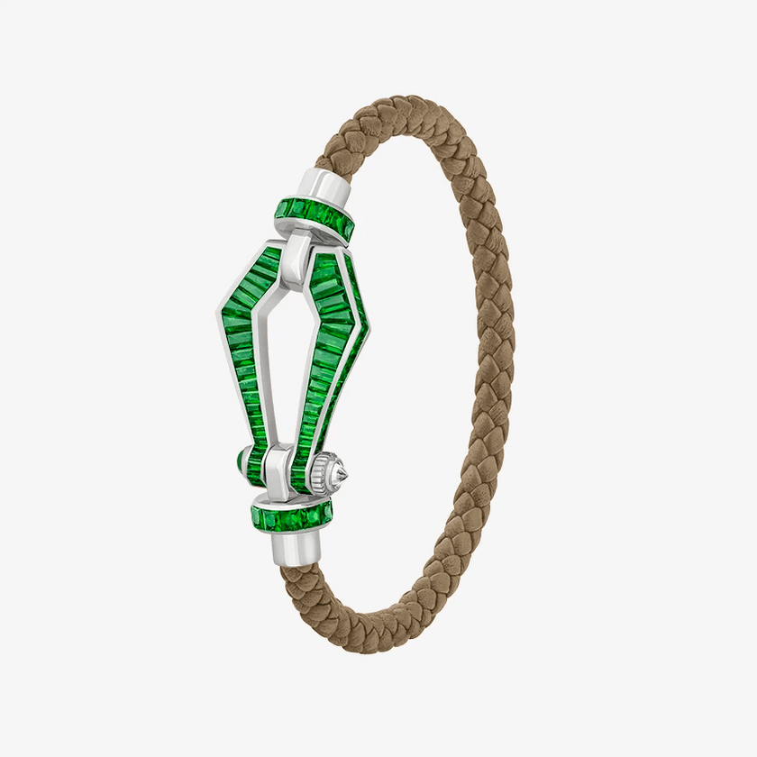 Alaghband Kite Bracelet for Men with Garnets, Medium - Alaghband Jewelry