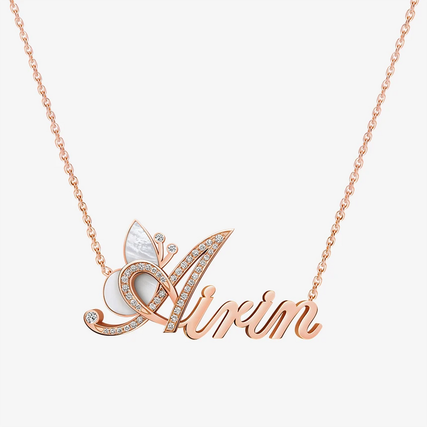 Alaghband Airin Necklace with Semi-Precious Stone