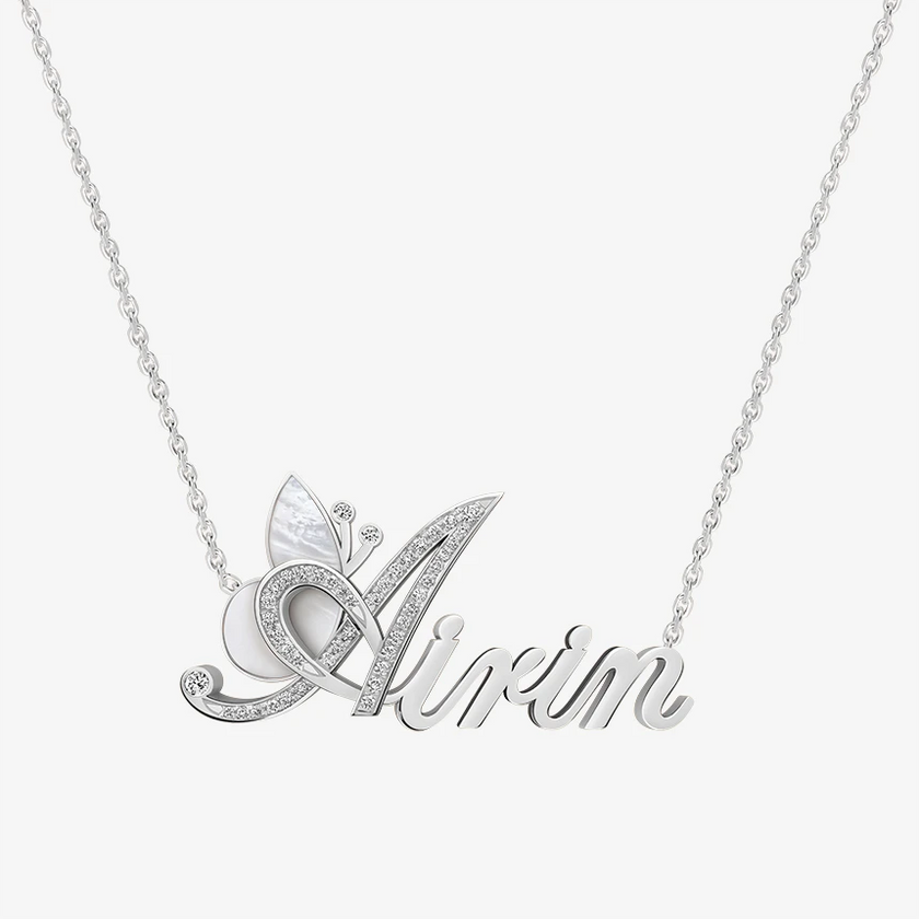 Alaghband Airin Necklace with Semi-Precious Stone