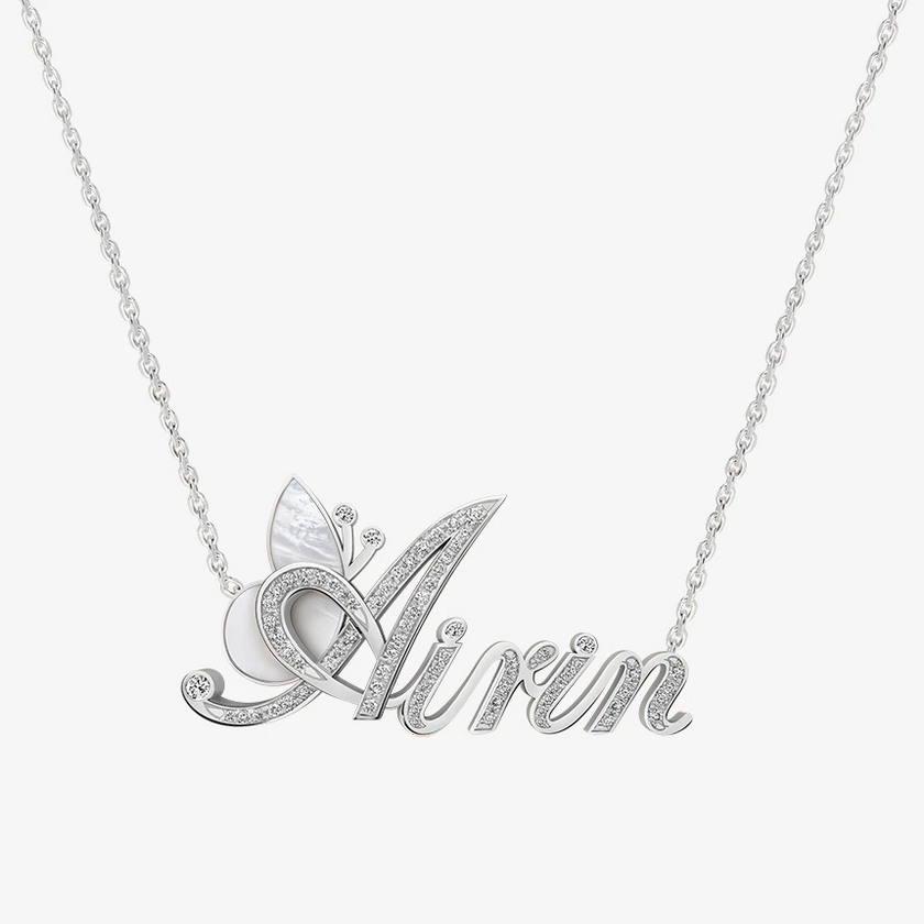 Alaghband Airin Necklace with Semi-Precious Stone