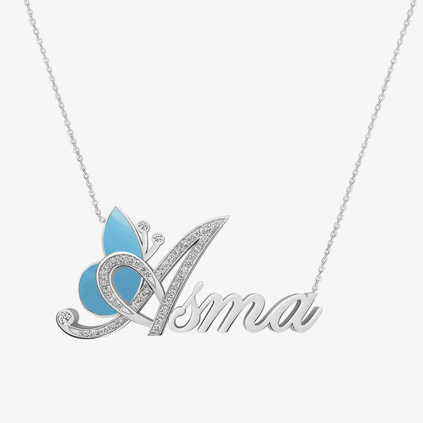 Alaghband Asma Necklace with Semi-Precious Stone