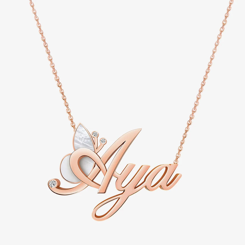 Alaghband Aya Necklace with Semi-Precious Stone