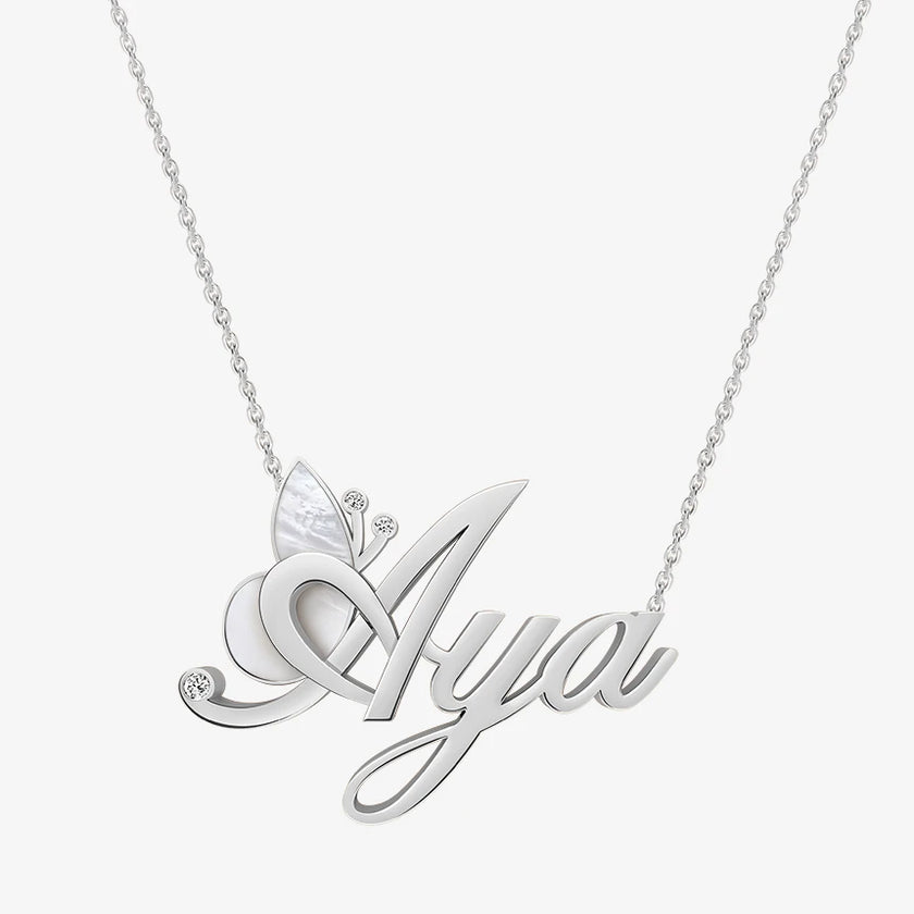 Alaghband Aya Necklace with Semi-Precious Stone