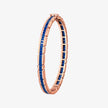 Alaghband Bangle for Men with Blue Sapphires