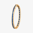 Alaghband Bangle for Men with Blue Sapphires