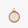Alaghband Double Framed Bismillah Pendant with Rubies and Diamonds
