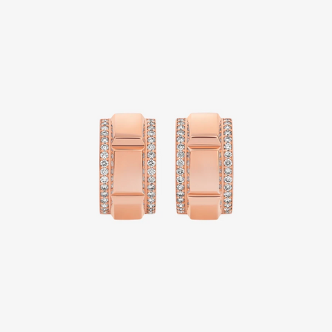 Alaghband Delicate Chocolate Hoop Earrings