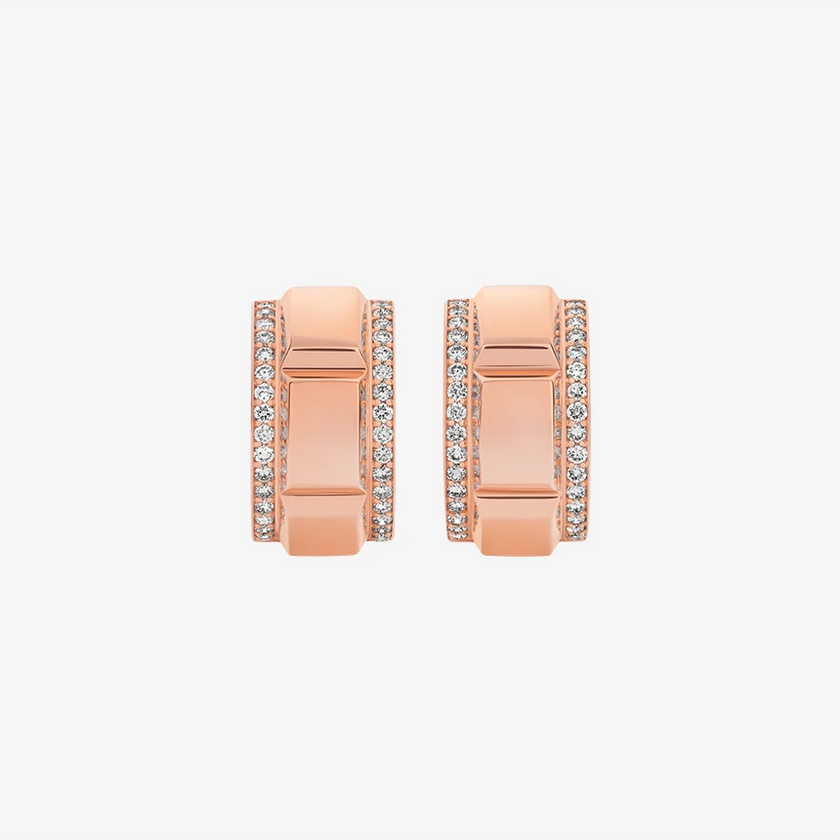 Alaghband Delicate Chocolate Hoop Earrings