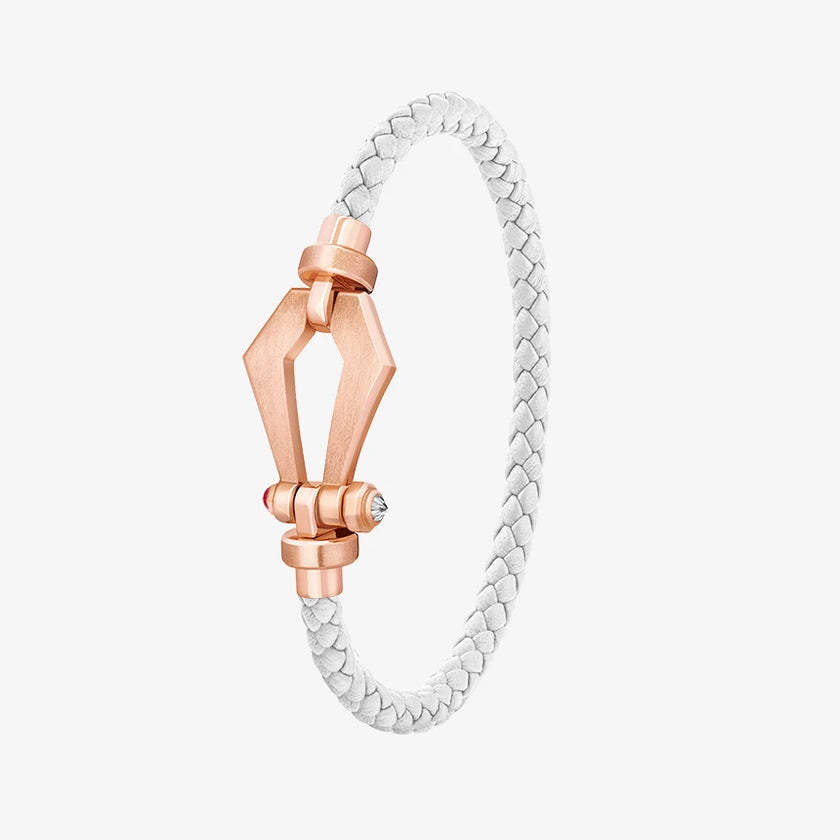 Alaghband Kite Bracelet for Men with Ruby Pin, Small