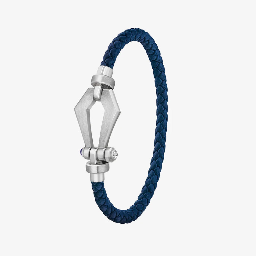 Alaghband Kite Bracelet for Men with Blue Sapphire Pin, Small