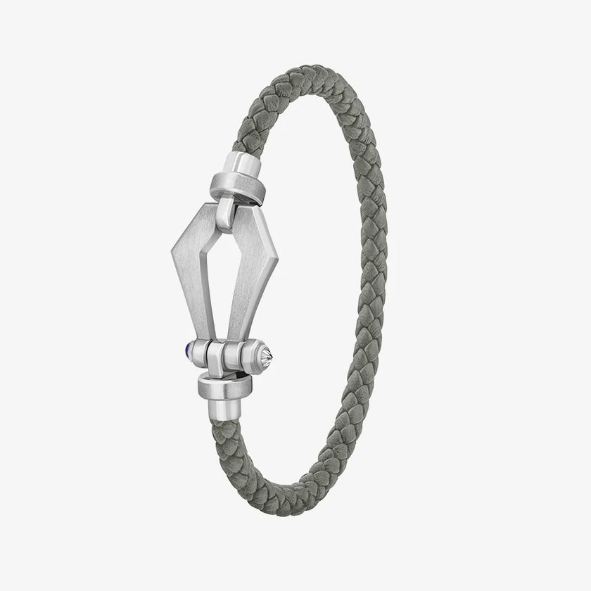 Alaghband Kite Bracelet for Men with Blue Sapphire Pin, Small