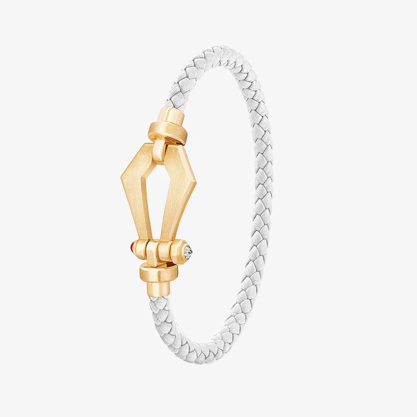 Alaghband Kite Bracelet for Men with Ruby Pin, Small