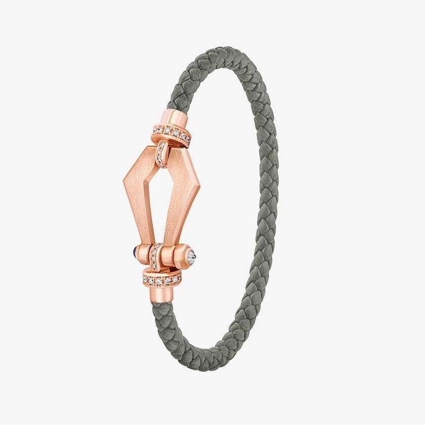 Alaghband Kite Bracelet with Diamond Bezels and Blue Sapphire Pin, Small - Alaghband Jewelry