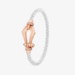 Alaghband Kite Bracelet with Diamond Bezels and Blue Sapphire Pin, Small - Alaghband Jewelry