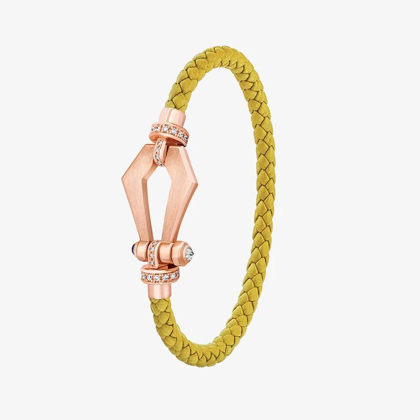 Alaghband Kite Bracelet with Diamond Bezels and Blue Sapphire Pin, Small - Alaghband Jewelry