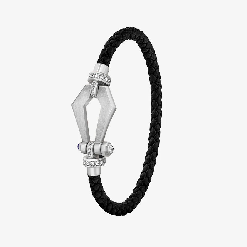 Alaghband Kite Bracelet with Diamond Bezels and Blue Sapphire Pin, Small - Alaghband Jewelry