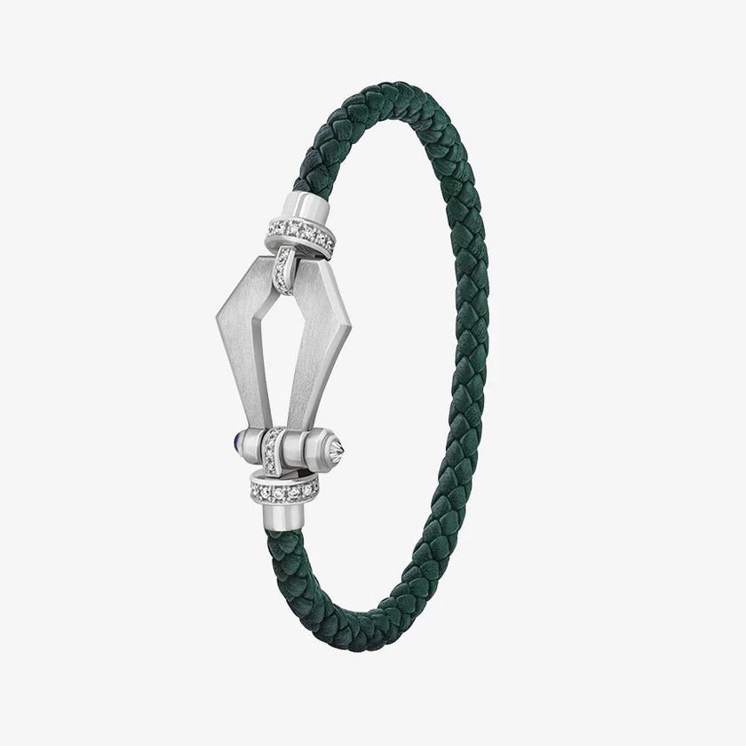 Alaghband Kite Bracelet with Diamond Bezels and Blue Sapphire Pin, Small - Alaghband Jewelry