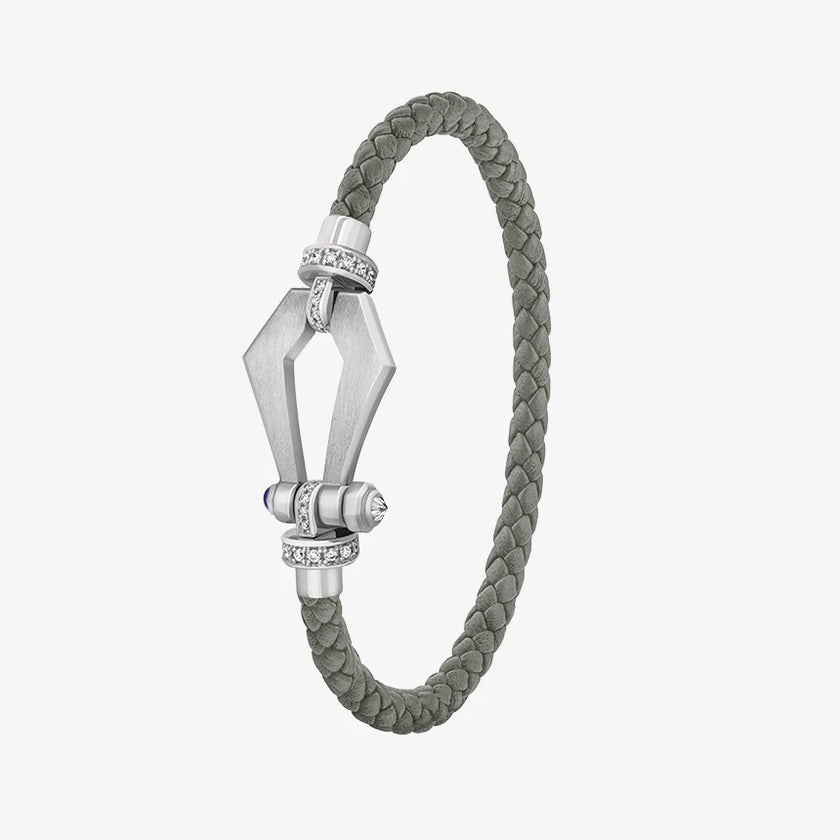 Alaghband Kite Bracelet with Diamond Bezels and Blue Sapphire Pin, Small - Alaghband Jewelry