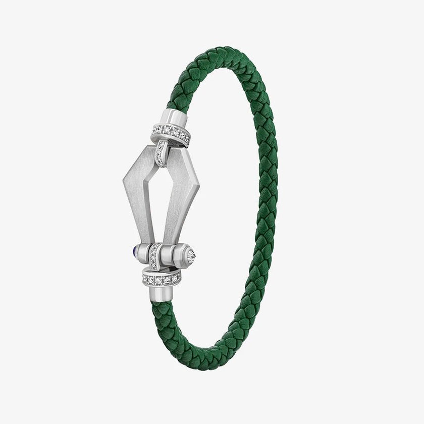 Alaghband Kite Bracelet with Diamond Bezels and Blue Sapphire Pin, Small - Alaghband Jewelry