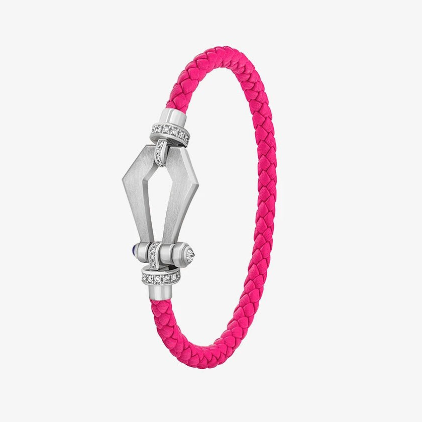 Alaghband Kite Bracelet with Diamond Bezels and Blue Sapphire Pin, Small - Alaghband Jewelry