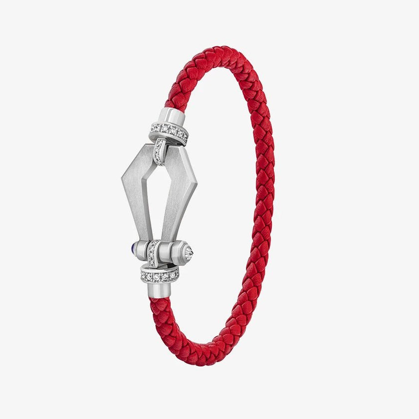 Alaghband Kite Bracelet with Diamond Bezels and Blue Sapphire Pin, Small - Alaghband Jewelry