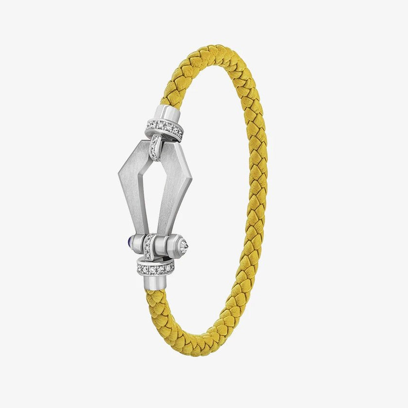 Alaghband Kite Bracelet with Diamond Bezels and Blue Sapphire Pin, Small - Alaghband Jewelry