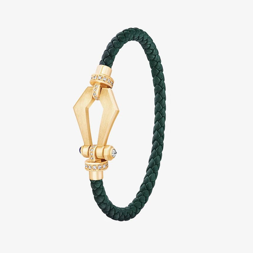 Alaghband Kite Bracelet with Diamond Bezels and Blue Sapphire Pin, Small - Alaghband Jewelry