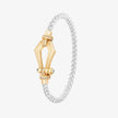 Alaghband Kite Bracelet with Diamond Bezels and Blue Sapphire Pin, Small - Alaghband Jewelry