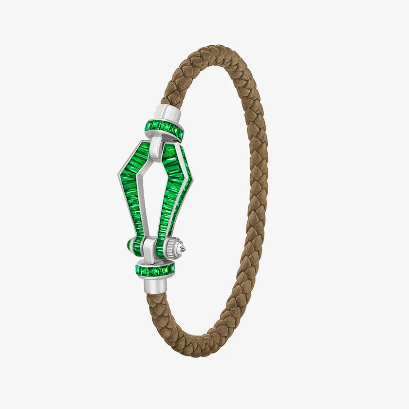 Alaghband Kite Bracelet for Men with Garnets, Small - Alaghband Jewelry