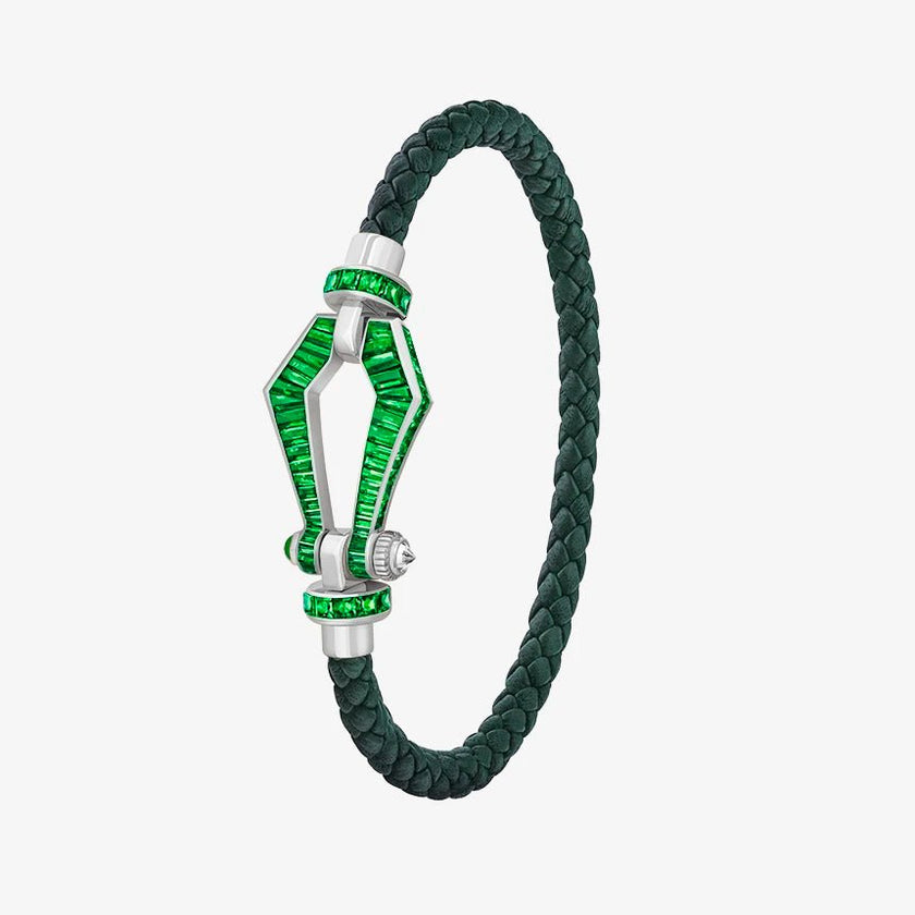 Alaghband Kite Bracelet for Men with Garnets, Small - Alaghband Jewelry