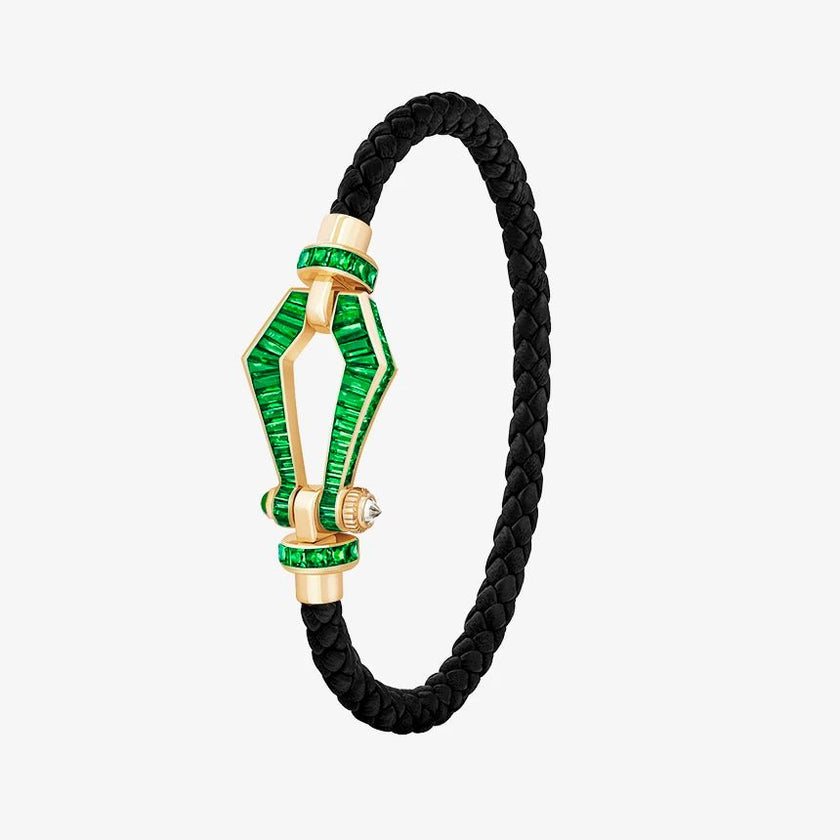 Alaghband Kite Bracelet for Men with Garnets, Small - Alaghband Jewelry