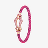 Alaghband Kite XO Bracelet with Pink Sapphires, Small