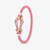 Alaghband Kite XO Bracelet with Pink Sapphires, Small