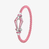 Alaghband Kite XO Bracelet with Pink Sapphires, Small