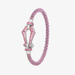 Alaghband Kite XO Bracelet with Pink Sapphires, Small