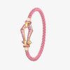 Alaghband Kite XO Bracelet with Pink Sapphires, Small
