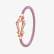 Alaghband Kite XO Bracelet with Pink Sapphires, Small