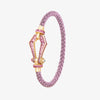 Alaghband Kite XO Bracelet with Pink Sapphires, Small