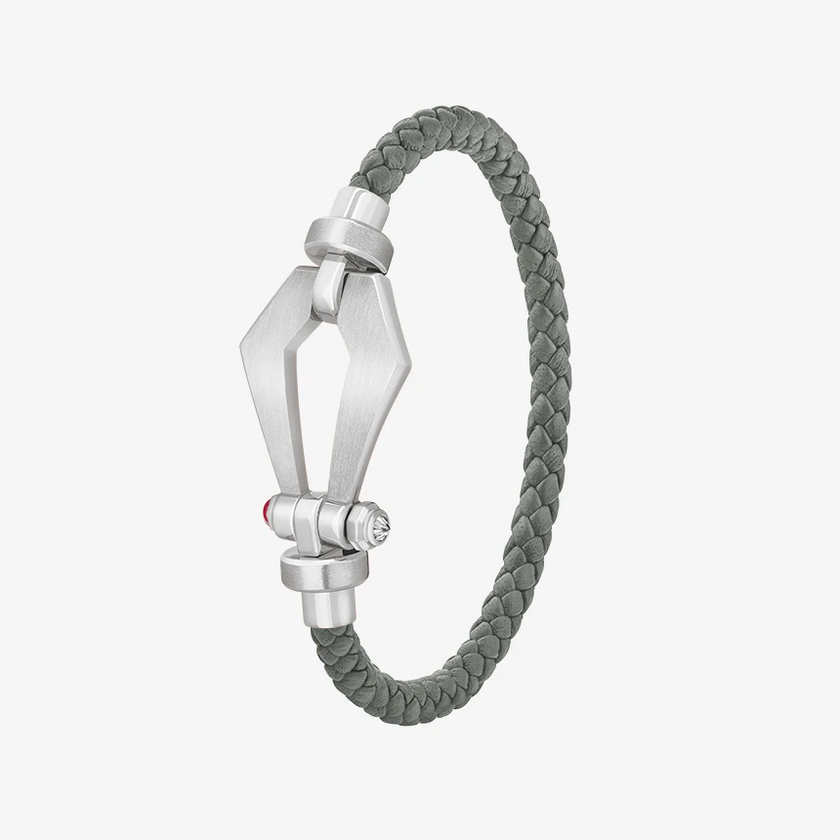 Alaghband Kite Bracelet for Men with Ruby Pin, Medium