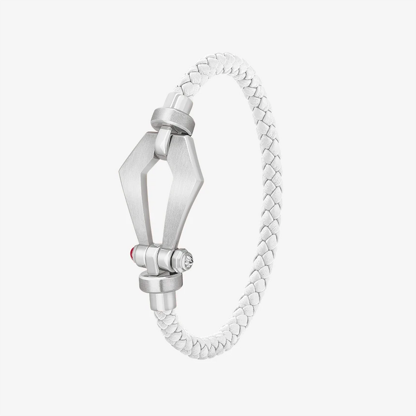 Alaghband Kite Bracelet for Men with Ruby Pin, Medium