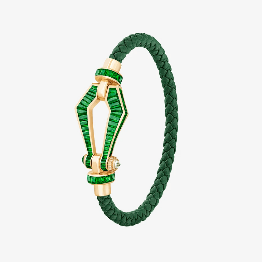 Alaghband Kite Bracelet for Men with Garnets, Medium - Alaghband Jewelry