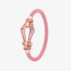 Alaghband Kite XO Bracelet with Pink Sapphires, Medium