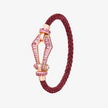 Alaghband Kite XO Bracelet with Pink Sapphires, Medium