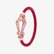 Alaghband Kite XO Bracelet with Pink Sapphires, Medium