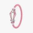 Alaghband Kite XO Bracelet with Pink Sapphires, Medium