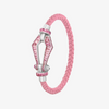 Alaghband Kite XO Bracelet with Pink Sapphires, Medium