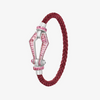 Alaghband Kite XO Bracelet with Pink Sapphires, Medium