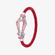 Alaghband Kite XO Bracelet with Pink Sapphires, Medium