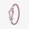 Alaghband Kite XO Bracelet with Pink Sapphires, Medium