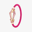 Alaghband Kite XO Bracelet with Pink Sapphires, Medium